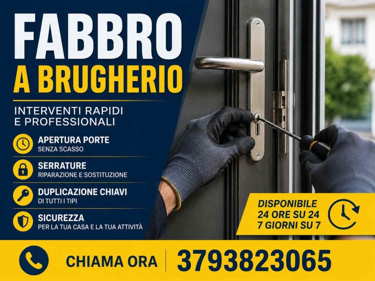 Fabbro Brugherio – Pronto Intervento 24h