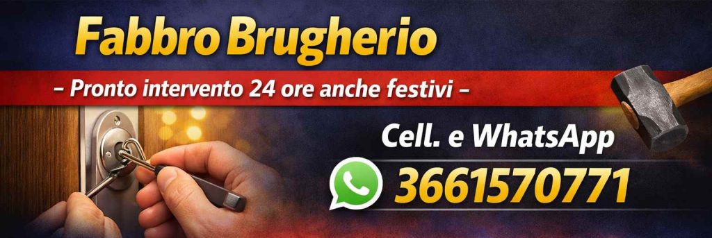 fabbro a brugherio, pronto intervento 24 h anche festivi